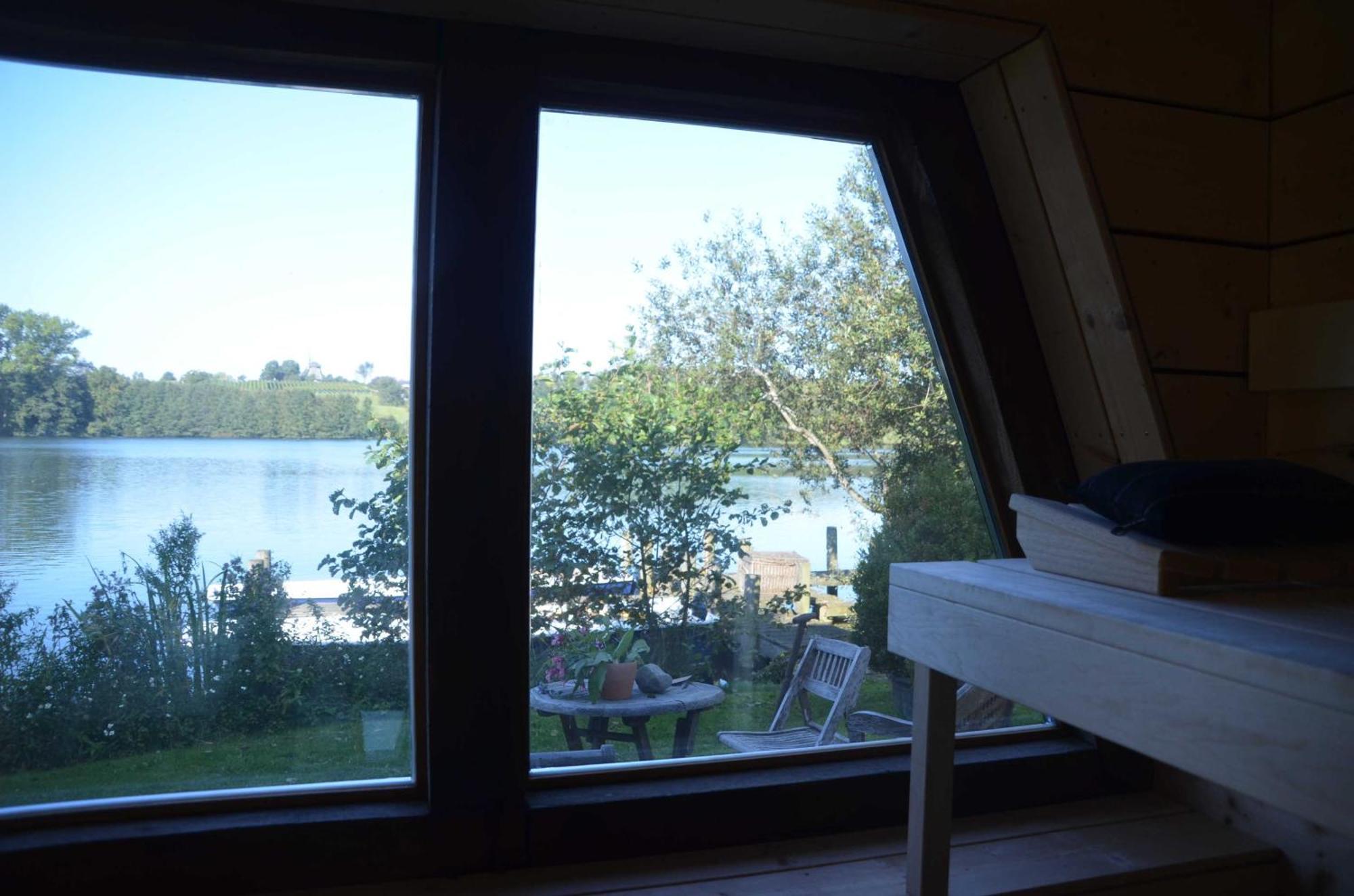 Reetdachkate Auf Gestuet Schierensee Grebin Extérieur photo